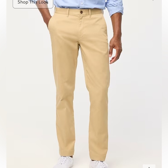 J crew british khaki Straight-fit flex chino pant - Picture 1 of 5
